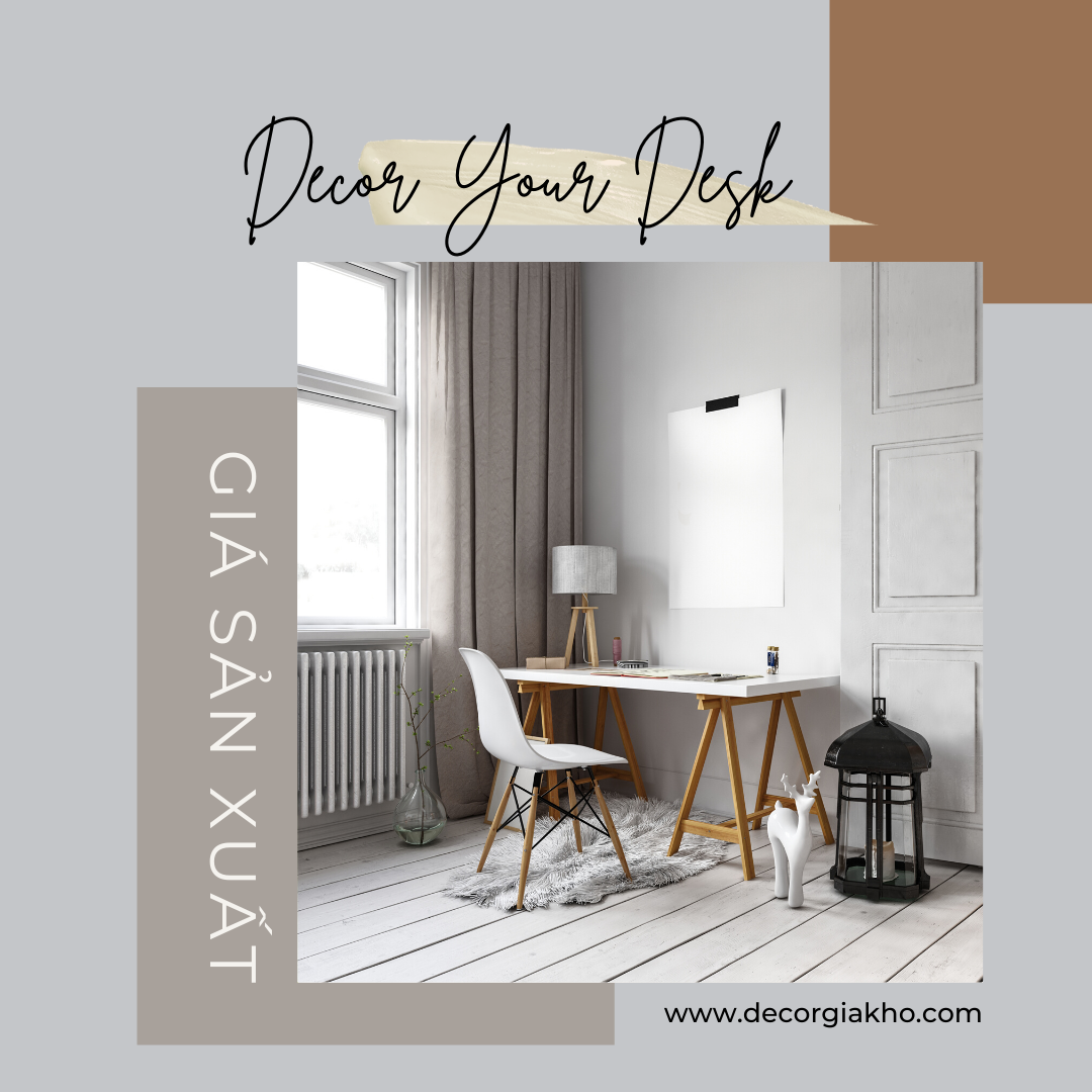 Hô biến cùng 5 món đồ giá rẻ trang trí bàn làm việc nhìn là “lên mood” ngay